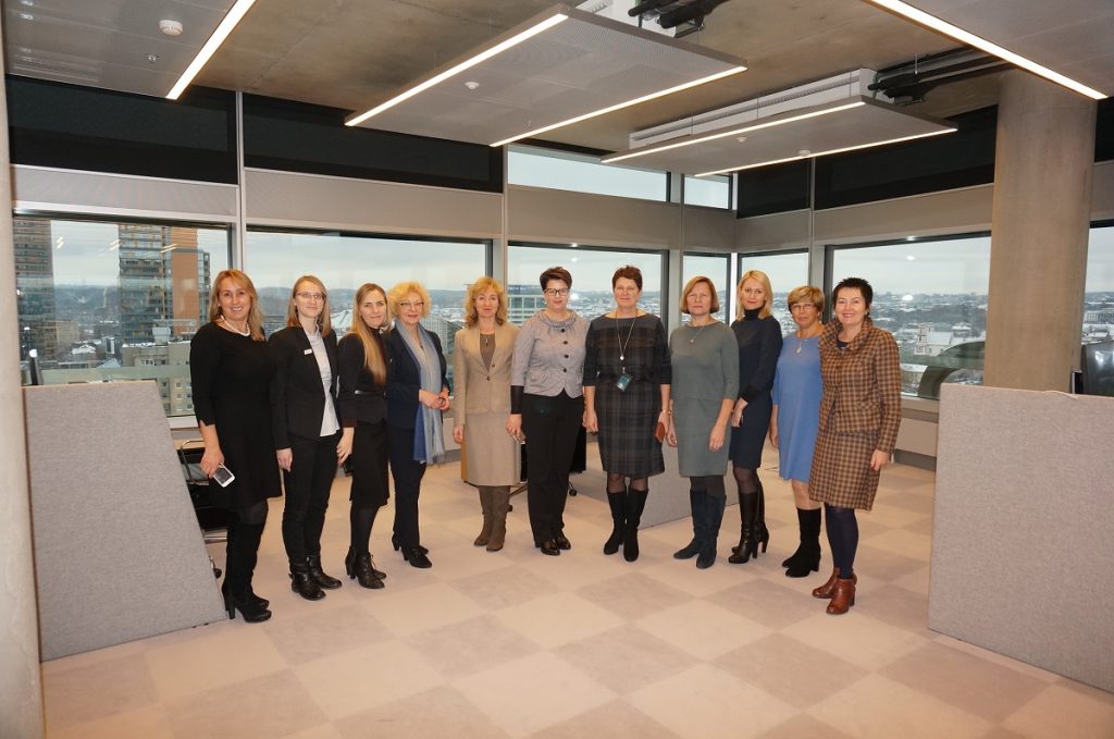 Finansininkų klubas lankėsi DNB naujajame biure Vilniuje