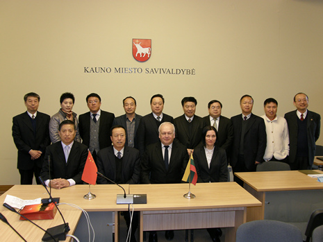 Kinijos Heilogjiang provincijos delegacijos vizitas