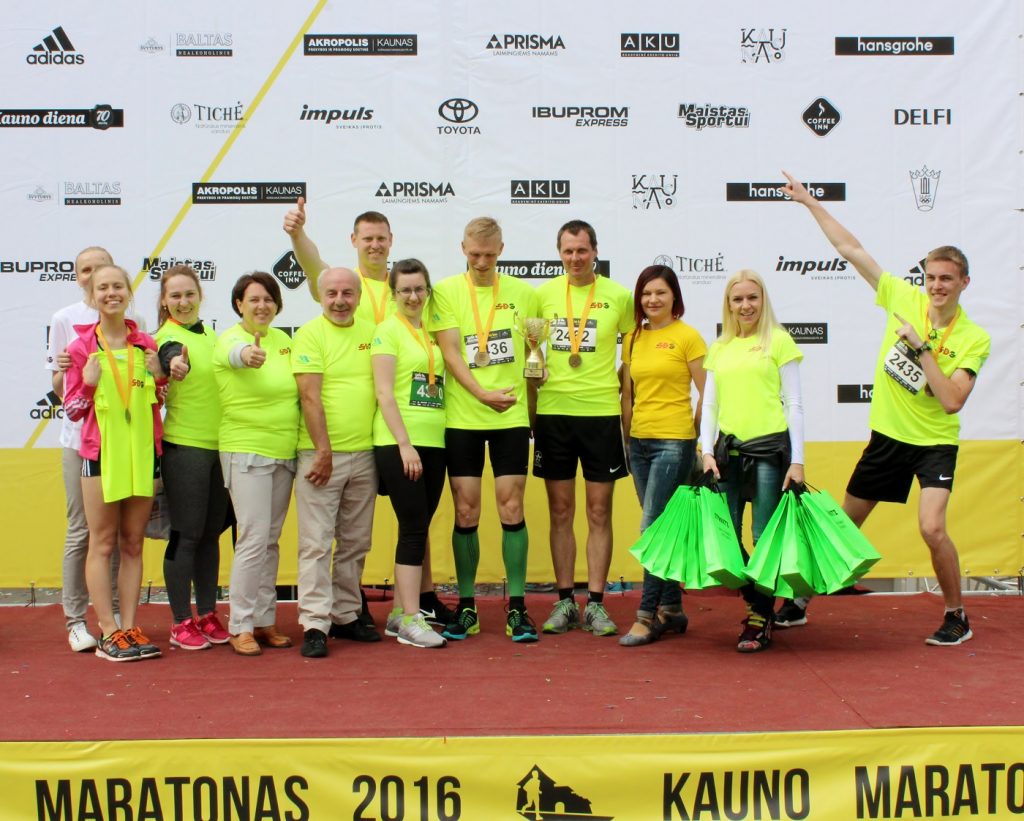 Tarptautiniame Kauno maratone –  „SDG“ pergalė