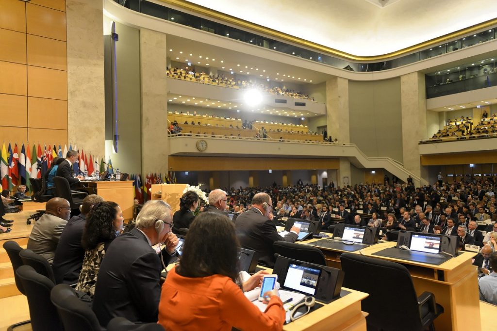 Ženevoje prasidėjo Tarptautinės darbo organizacijos 105-oji konferencija